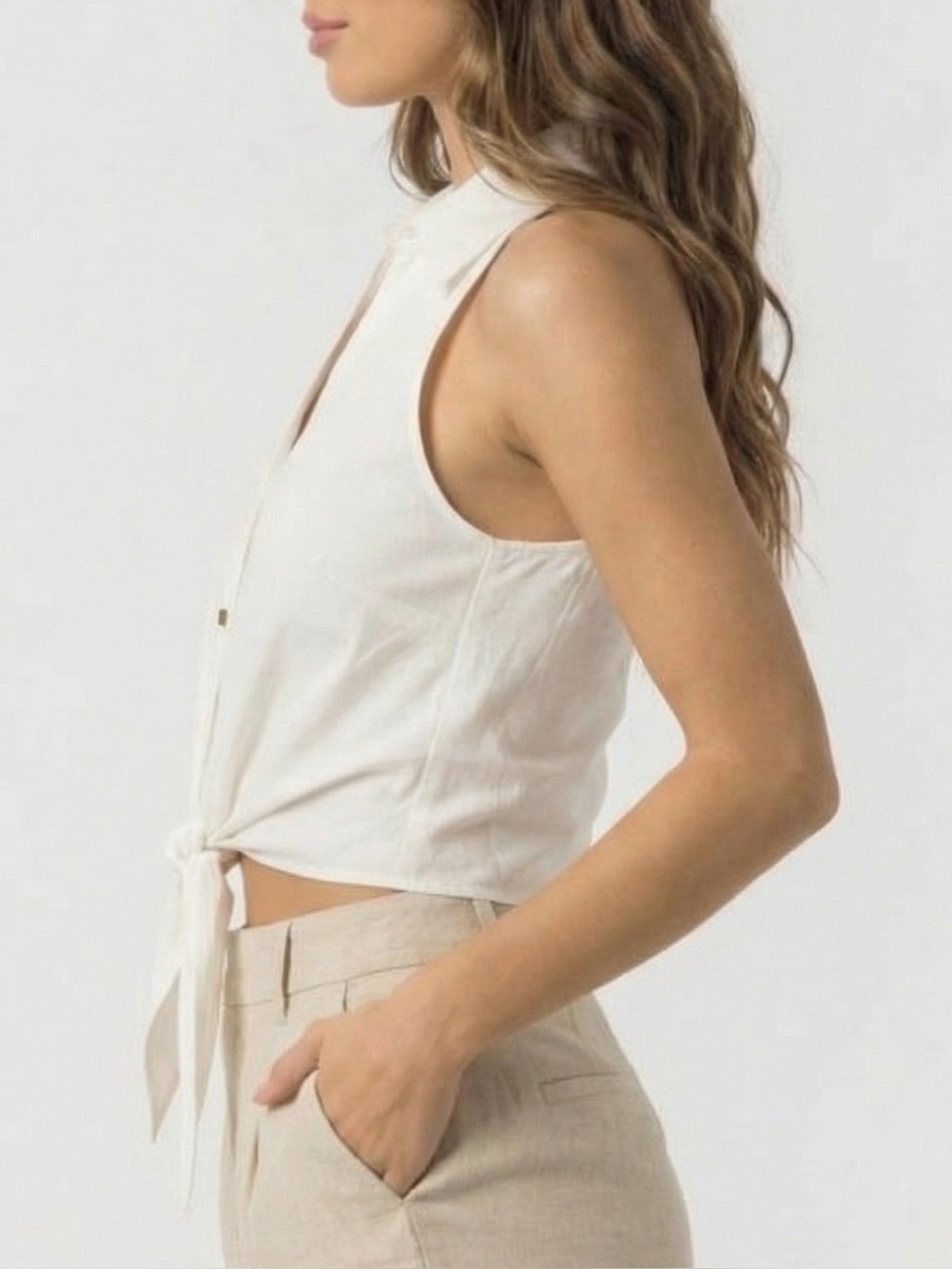 Glassons crop wrap top